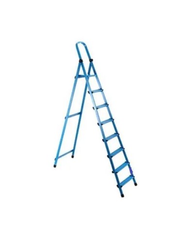 Драбина Work's стрем'янка металева - 408 (8 сх., синя) (63275)
