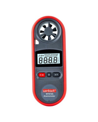 Анемометр Wintact цифровий 0,7-30м/с, -10-45°C (WT816A)