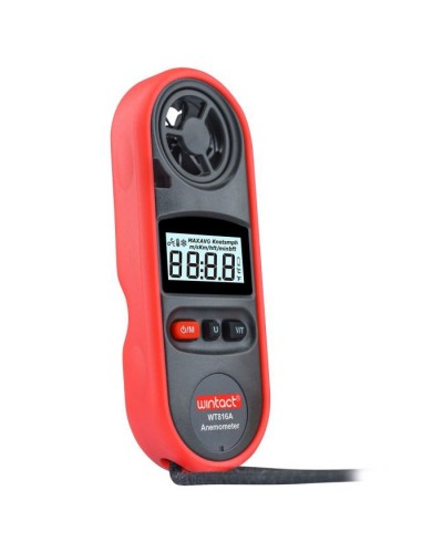 Анемометр Wintact цифровий 0,7-30м/с, -10-45°C (WT816A)