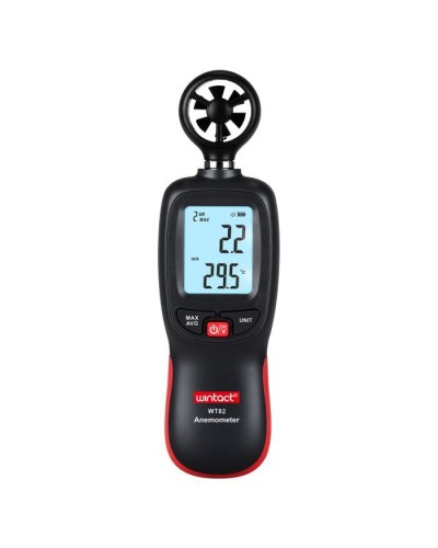 Анемометр Wintact цифровий крильчастий 0,3-30м / с, -10-45°C (WT82)