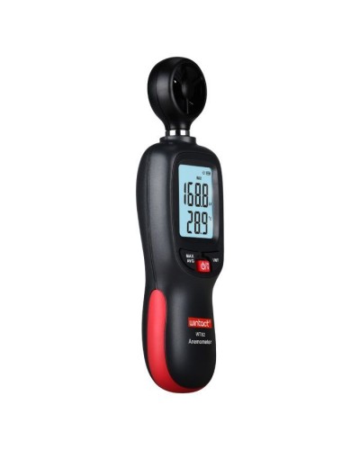 Анемометр Wintact цифровий крильчастий 0,3-30м / с, -10-45°C (WT82)