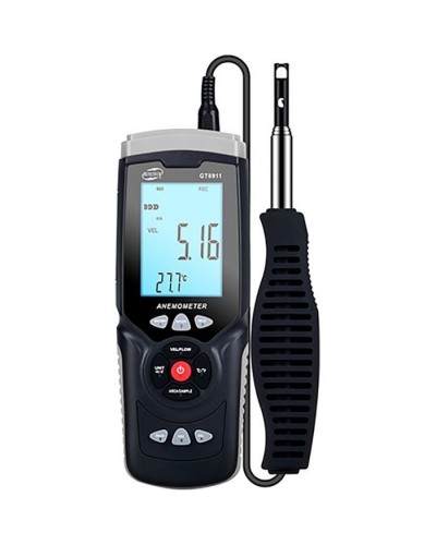 Анемометр Benetech професійний GT8911 USB, 0,3-30м/с, 0-45°C (GT8911)
