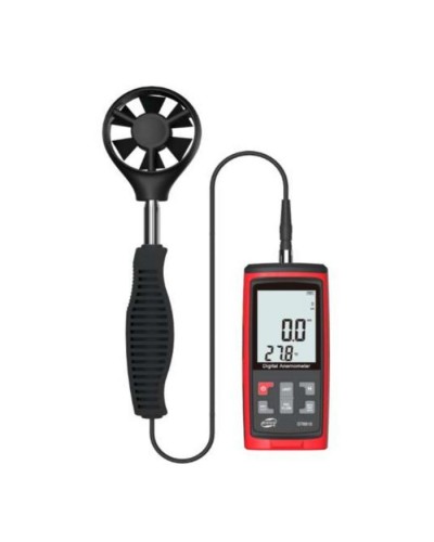 Анемометр Benetech цифровий з виносною крильчаткою 0,3-45м/с, 0-45°C, 10-90% (GT8915)