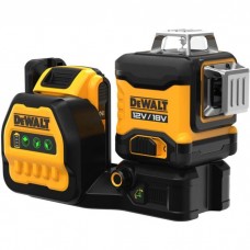 Лазерний нівелір DeWALT лінійний 10.8/12/18В XR Li-Ion, зелений промінь, 1x2Ah 18V, TSTAK (DCE089D1G18)