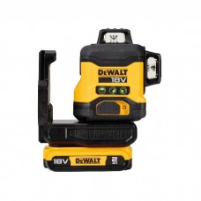 Лазерний нівелір DeWALT 18В XR Li-Ion, зелений промінь, 2Ah, ЗУ, кейс (DCLE34031D1)