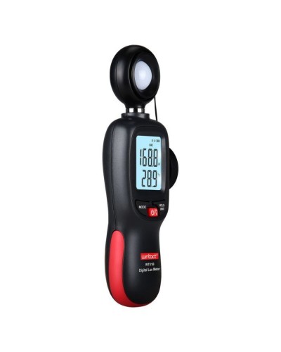 Вимірювач освітленості Wintact цифровий + термометр, Bluetooth 200000 Lux (WT81B)