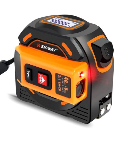 Рулетка Sndway SW-TM40 з лазерним далекоміром (SW-TM40)