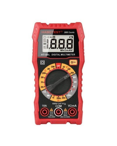 Цифровий мультиметр Habotest DC1000V/10A, AC750V/10A (HT118D)