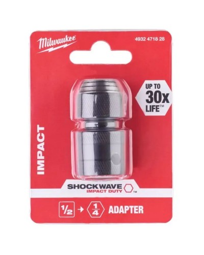 Адаптер для інструменту Milwaukee з 1/2" на 1/4" (4932471828)