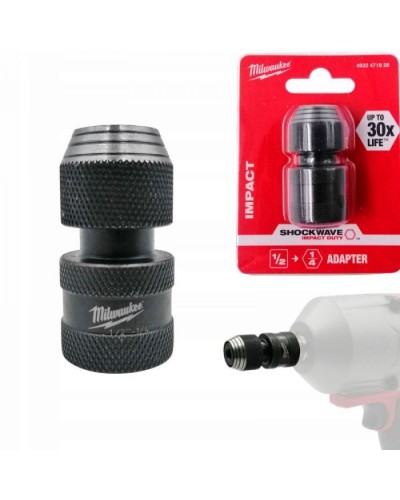 Адаптер для інструменту Milwaukee з 1/2" на 1/4" (4932471828)