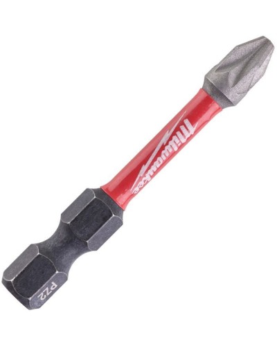 Біта для шуруповерта Milwaukee SHOCKWAVE, PZ2, 50мм 1шт (4932430865)