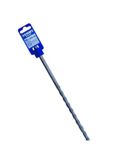 Бур Зеніт "ПРОФІ" SDS-Plus 10х460 мм, спіраль 4S (20010460)
