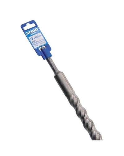 Бур Зеніт "ПРОФІ" SDS-Plus 25x460 мм, спіраль 4S (20025460)