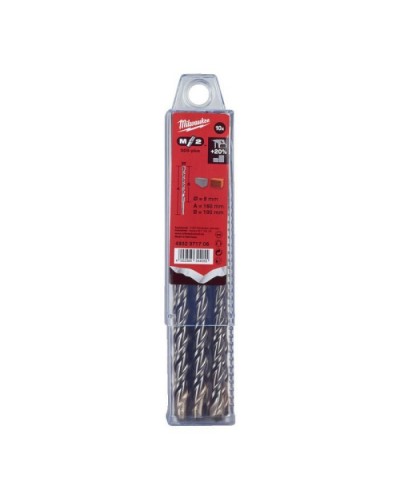 Бур Milwaukee SDS+ M2, 8,0х210х150мм, (10шт) (4932399341)