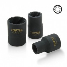 Екстрактор Toptul головка для пошкоджених гайок 1/2" 15мм (BAAK1615)