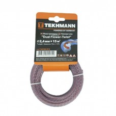 Жилка косильна Tekhmann "DUAL Flower-Twist" 2,4 мм x 15 м (T.40924015)