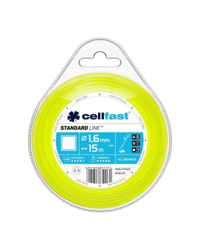 Жилка косильна Cellfast квадрат 1.6 x 15м (35-011)