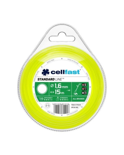 Жилка косильна Cellfast коло 1.6 x 15м (35-002)