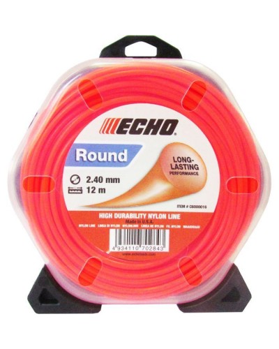 Жилка косильна ECHO d-2,4мм 12м кругла (С6000016/102142953)