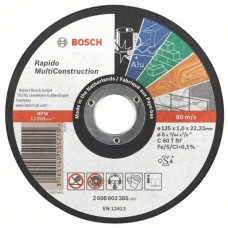 Круг відрізний Bosch Rapido Multi Construction 125x1мм (2.608.602.385)