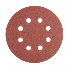 Круг зачистний Graphite 55H942, 125 мм, на липучці, K100, 5шт. (55H942)