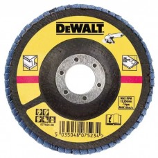 Круг зачистний DeWALT пелюстковий, метал, 125x22.23 мм, G 80 мкм (DT3310)