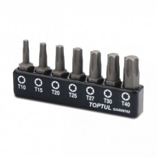 Набір біт Toptul TORX 1/4" 7од. (T10-T40) (GAAV0702)