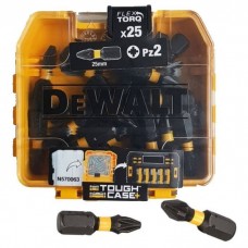 Набір біт DeWALT EXTREME FLEXTORQ, Pz2, L = 25 мм, 25 шт, кейс (DT70556T)