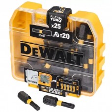 Набір біт DeWALT EXTREME FLEXTORQ, Torx, T20, L = 25 мм, 25 шт, кейс TOUGH CASE (DT70557T)