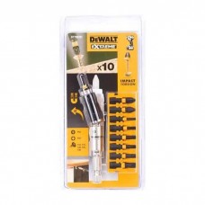 Набір біт DeWALT IMPACT TORSION, ударні, Torx, Philips, Pozidriv, L=25 мм, 10 шт (DT70578T)