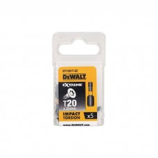 Набір біт DeWALT IMPACT TORSION, ударні, Torx, Т20, L = 25 мм, 5 шт (DT7381T)