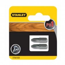 Набір біт Stanley Philips, Ph1, L=25 мм, 2 шт, блістер (STA61020)