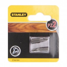 Набір біт Stanley Pozidriv, Pz2, L = 25 мм, 2 шт, блістер (STA61041)