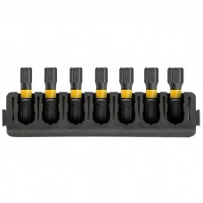 Набір біт DeWALT в касеті Tough Case, FlexTorq, L=25 мм, H3, H4-3 шт, H5-2 шт, H6 (DT70806)