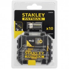 Набір біт Stanley FatMax, Phillips, Ph1, Ph2, Ph3, L 50 мм, 10 шт, кейс (STA88564)
