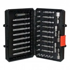 Набір біт Black&Decker PH0,PH1,SL4,SL6,Pz1,Pz2,Тx10,Тx20,L 25,50,75 мм,38 шт, кейс (A7202)