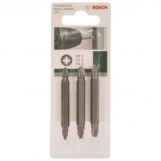 Набір біт Bosch PZ/PZ, 60мм, 3шт (2.609.255.962)