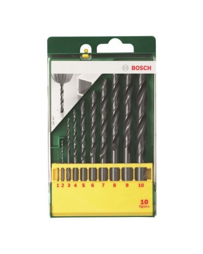 Набір свердл Bosch по металу Promoline HSS-R 10 шт (2.607.019.442)