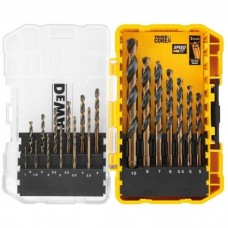 Набір свердл DeWALT по металу Black&Gold HSS-G, 19 шт, кейс Tough Case (DT70728)