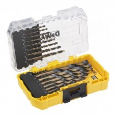 Набір свердл DeWALT по металу Black&Gold HSS-G, 23 шт, кейс Tough Case (DT70729)