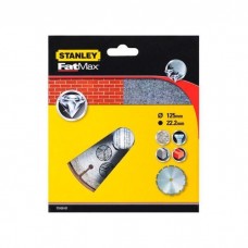 Диск пильний Stanley алмазний 125x22.2 бетон/цегла сегментований (STA38107)