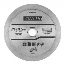 Диск пильний DeWALT алмазний кераміка/кахель, 76 х 1,0 х 9,5 мм, 1 шт. (DT20591)