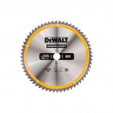 Диск пильний DeWALT СONSTRUCTION ,305 х 30 мм, 60 z, АТВ, 5 град (DT1960)