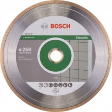 Диск пильний Bosch алмазний Standard for Ceramic, 250 мм, 25.4-30мм, 1.6мм, 7мм (2.608.602.539)