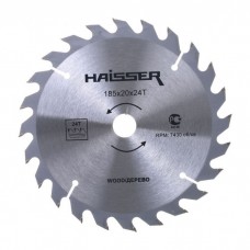 Диск пильний HAISSER по дереву - 185x20 24 зуб. (118490)