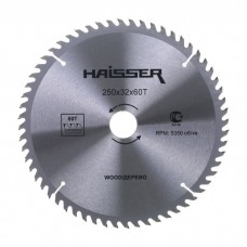 Диск пильний HAISSER по дереву - 250х32 60 зуб. (16475)