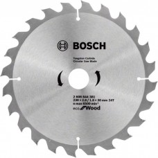 Диск пильний Bosch пиляльний Eco for Wood 230x30-24T (2.608.644.381)