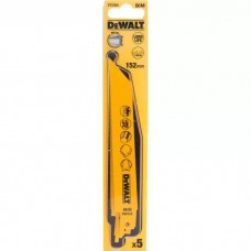 Полотно DeWALT для шабельних пилок, біметалічний, швидкий пропил, 152 мм, 18 TPI, 5 шт (DT2384)