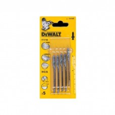 Полотно DeWALT для електролобзика, для деревини, фігурн, L=76, WL=47, 1.4 мм, 5 шт (DT2168)