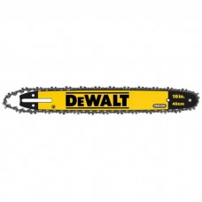 Шина для ланцюгової пили DeWALT 16''/40 см, з ланцюгом 3/8'', 1.1 мм, (DT20660)